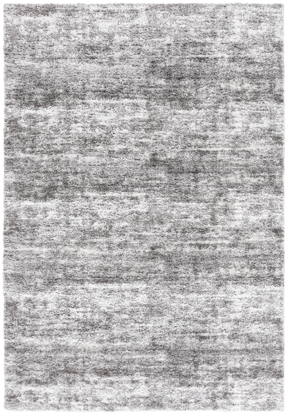 Safavieh Penelope Shag 4'-0" x 6'-0" Rug in Grey / Ivory