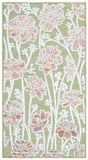 Safavieh Cabana 2'-7" x 5'-0" Rug in Green / Pink