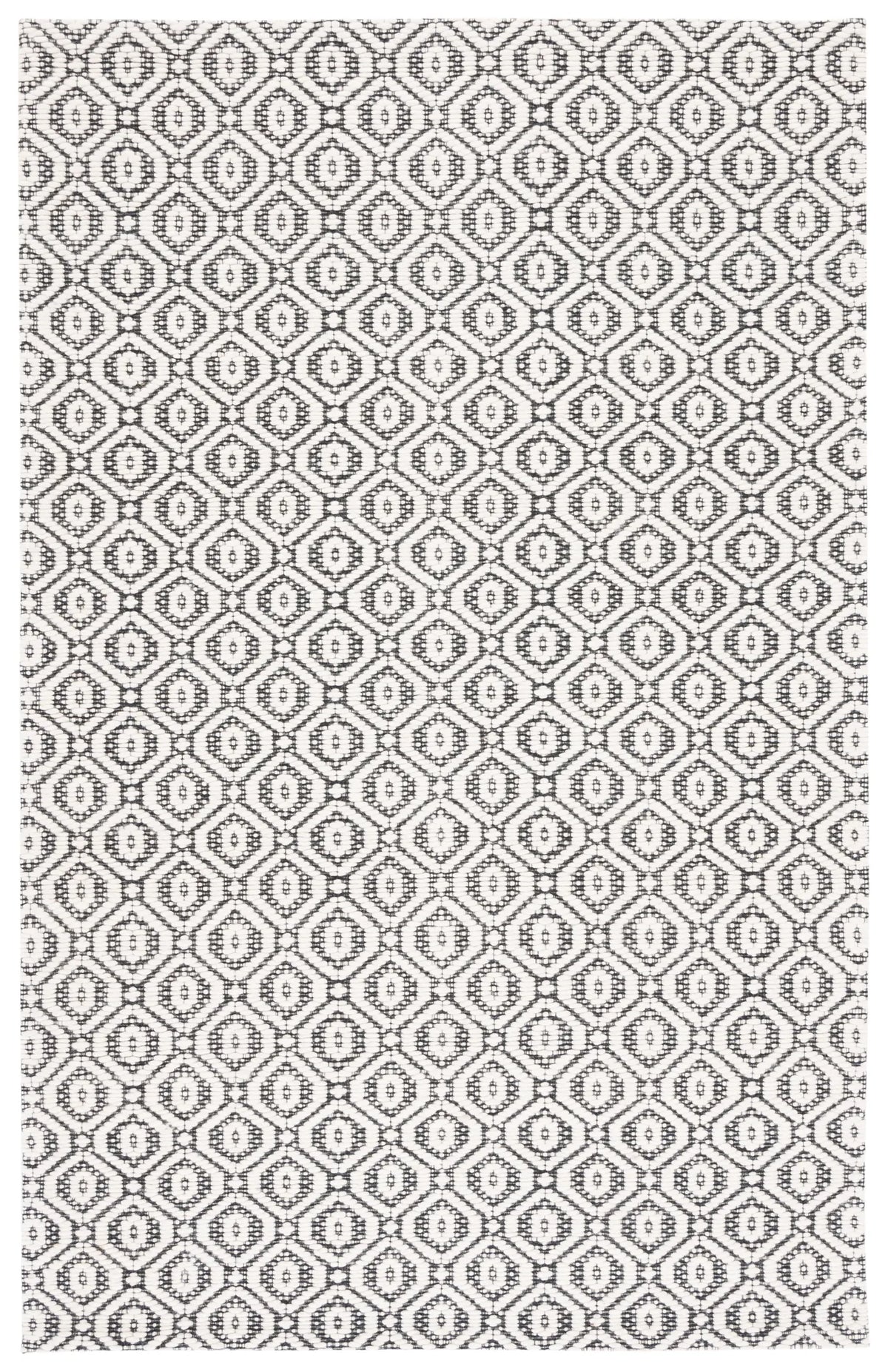 Safavieh Marbella 4'-0" x 6'-0" Rug in Black / Ivory