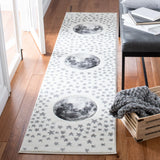 Safavieh Carousel Kids 100 2'-3" x 6'-0" Rug in Ivory / Grey