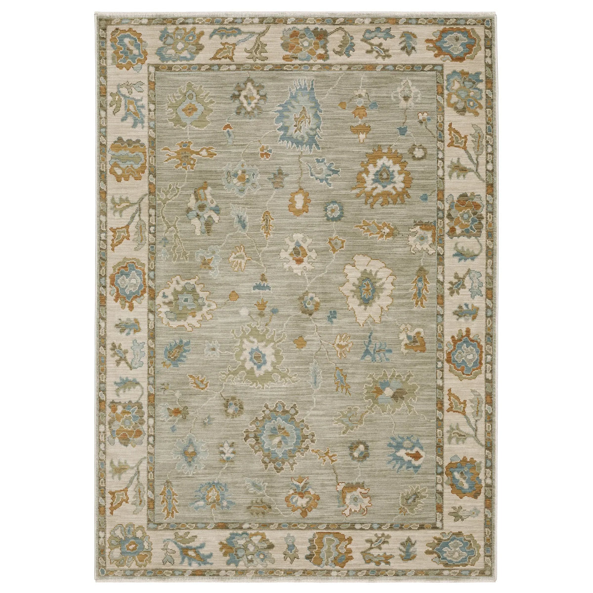 Oriental Weavers Sphinx Maeve MAE11 Blue Rugs - main flat