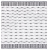 Safavieh Montauk 6'-0" x 6'-0" Rug in Black / Ivory