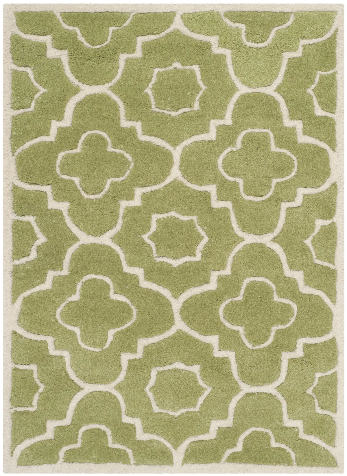 Safavieh Chatham 2'-0" x 3'-0" Rug in Green / Ivory