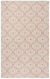 Safavieh Montauk 5'-0" x 8'-0" Rug in Orange / Ivory