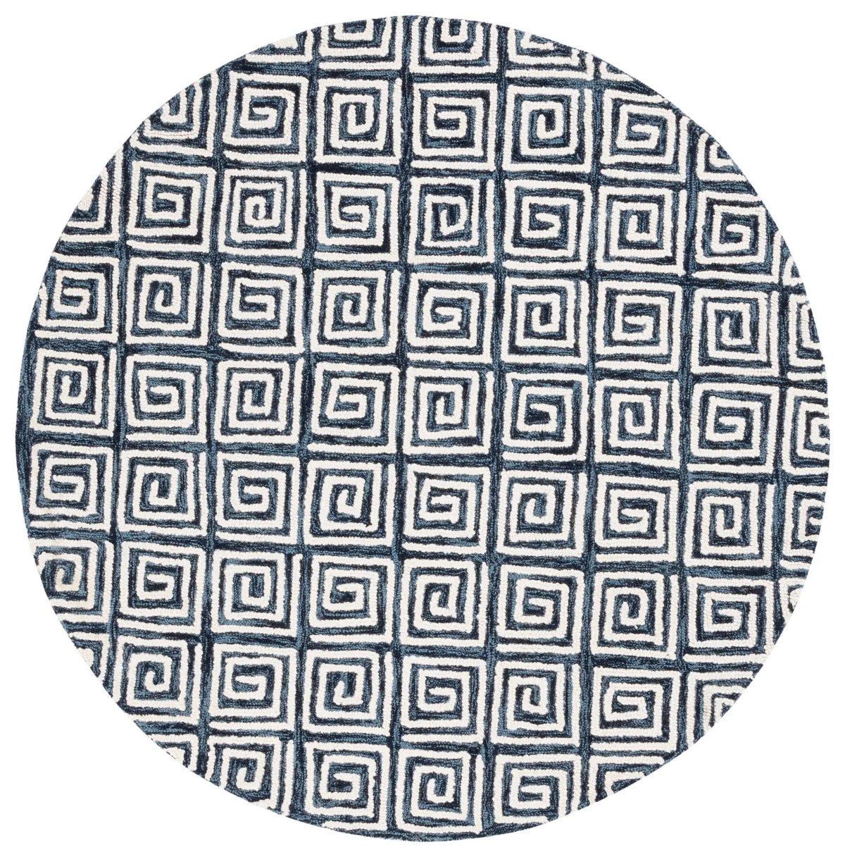 Safavieh Metro 6'-0" x 6'-0" Rug in Navy / Ivory