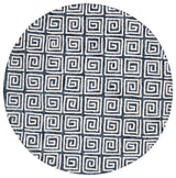 Safavieh Metro 6'-0" x 6'-0" Rug in Navy / Ivory