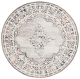 Safavieh Metro 6'-0" x 6'-0" Rug in Red / Ivory
