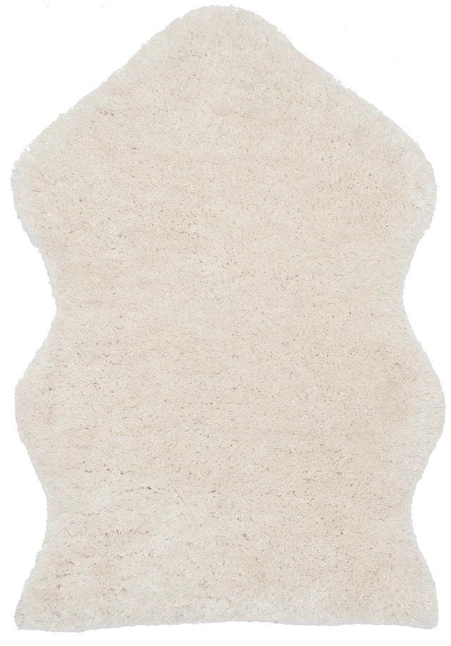 Safavieh Sheep Shag 2'-0" x 3'-0" Rug in Ivory
