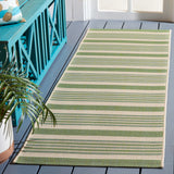 Safavieh Courtyard 2'-3" x 6'-7" Rug in Beige / Green