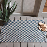Safavieh Courtyard 2'-0" x 3'-7" Rug in Blue / Light Grey