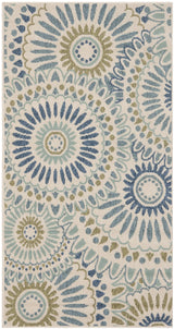 Safavieh Veranda 2'-7" x 5'-0" Rug in Cream / Green