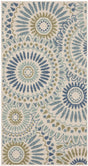 Safavieh Veranda 2'-7" x 5'-0" Rug in Cream / Green