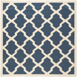 Safavieh Courtyard 6'-7" x 6'-7" Rug in Navy / Beige
