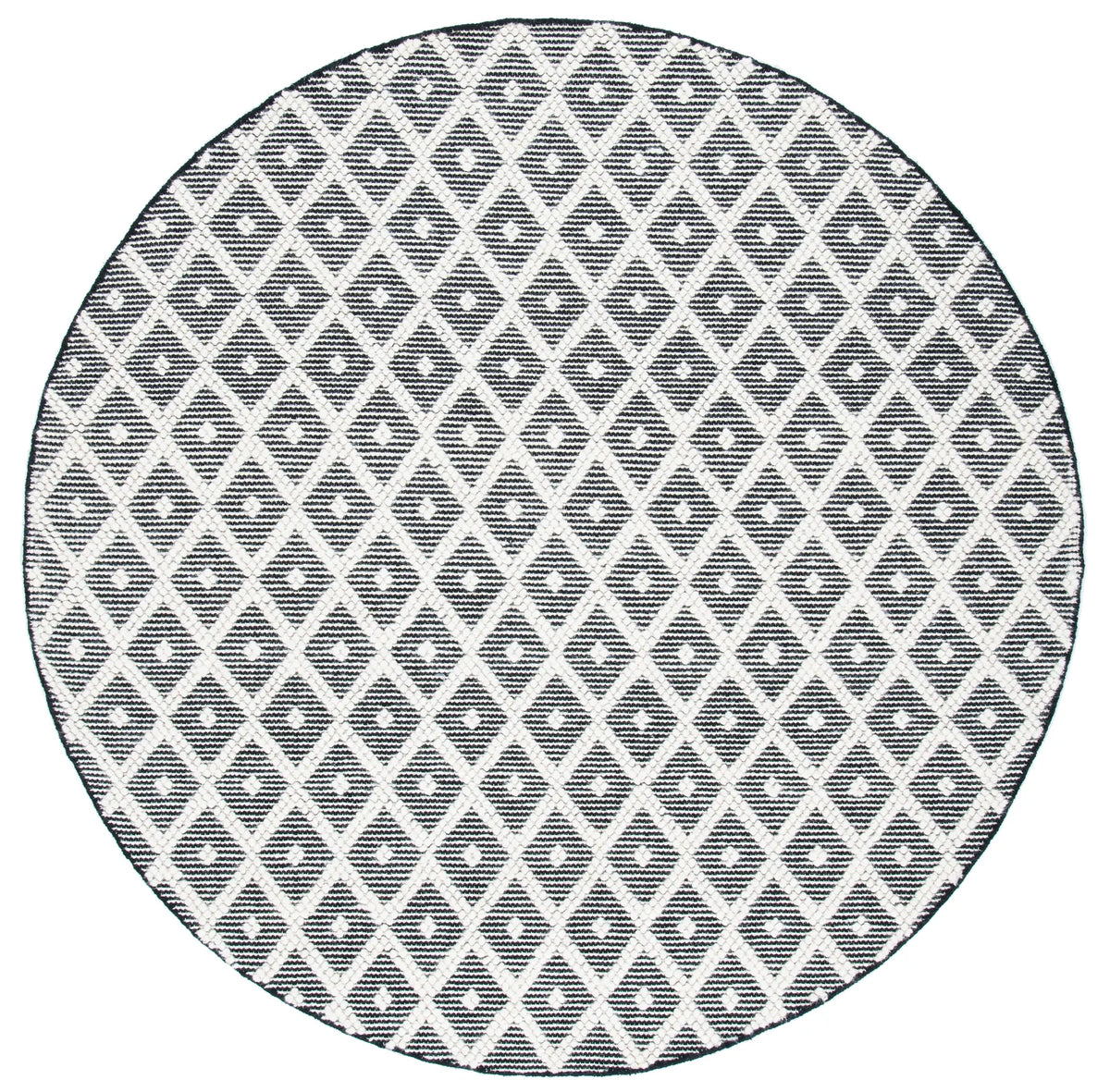 Safavieh Natura 6'-0" x 6'-0" Rug in Ivory / Black