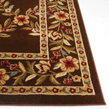 Safavieh Lyndhurst 5'-3" x 7'-6" Rug in Brown / Brown
