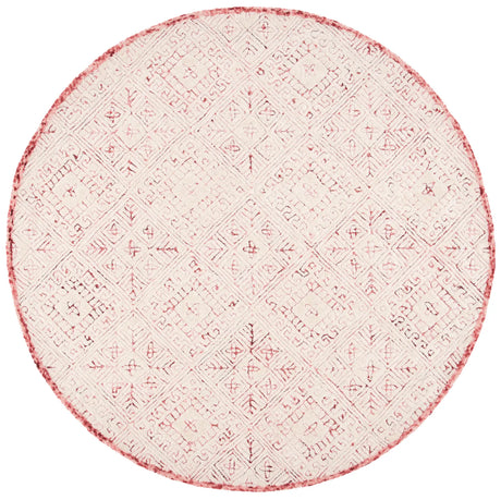 Safavieh Glamour 6'-0" x 6'-0" Rug in Pink / Ivory