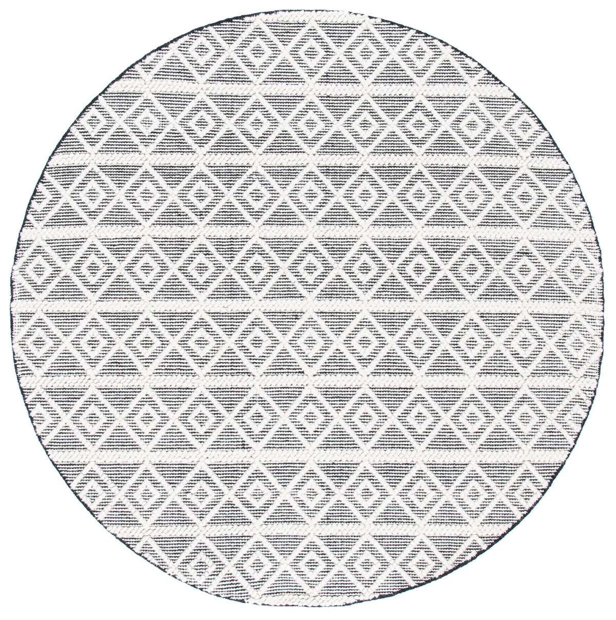 Safavieh Natura 6'-0" x 6'-0" Rug in Ivory / Black