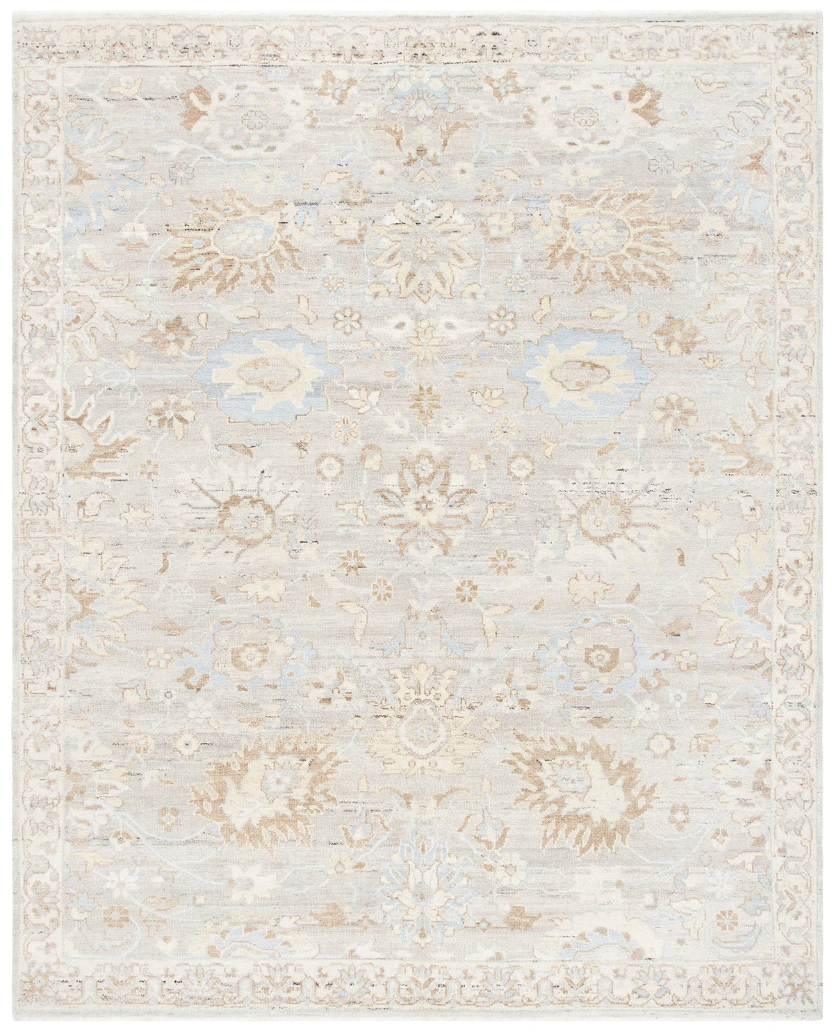 Safavieh Oushak 10'-0" x 14'-0" Rug in Grey / Ivory