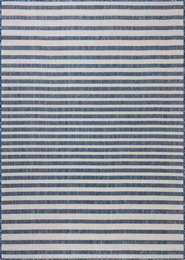 Loloi Easton ESN-03 Denim / Ivory Rug - room scene 1