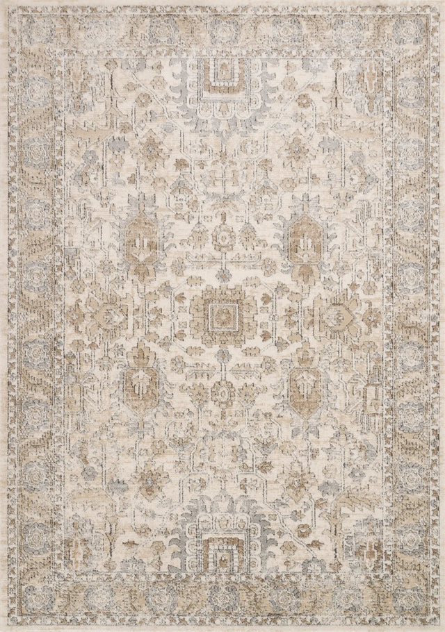 Loloi Teagan Tea-03 Ivory/Sand Rugs - main flat