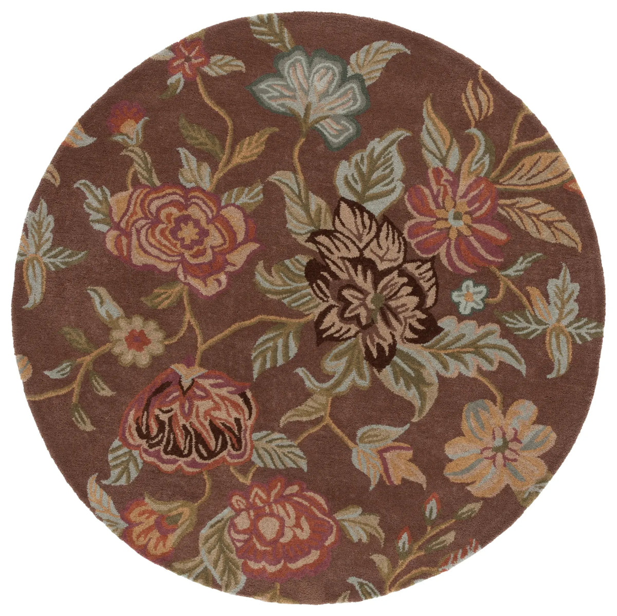 Safavieh Blossom 6'-0" x 6'-0" Rug in Brown / Multi