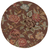 Safavieh Blossom 6'-0" x 6'-0" Rug in Brown / Multi