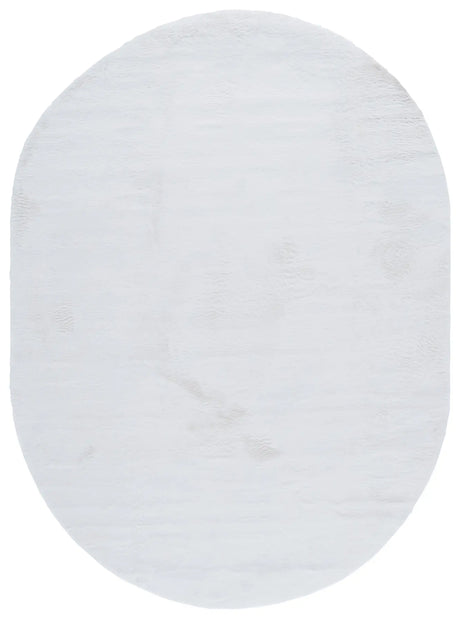 Safavieh Faux Rabbit Fur 5'-0" x 7'-0" Rug in Ivory