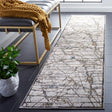 Safavieh Bel Air 2'-3" x 9'-0" Rug in Beige / Grey