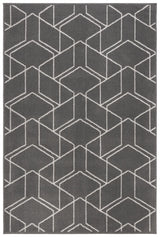 Safavieh Pyramid 4'-5" x 6'-5" Rug in Grey / Ivory