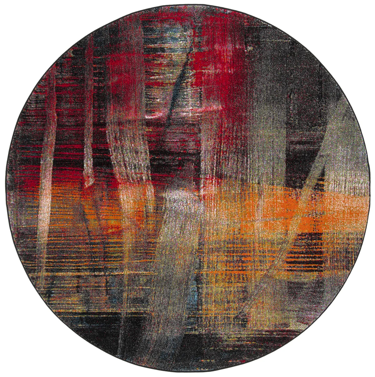 Safavieh Porcello 5'-3" x 5'-3" Rug in Multi