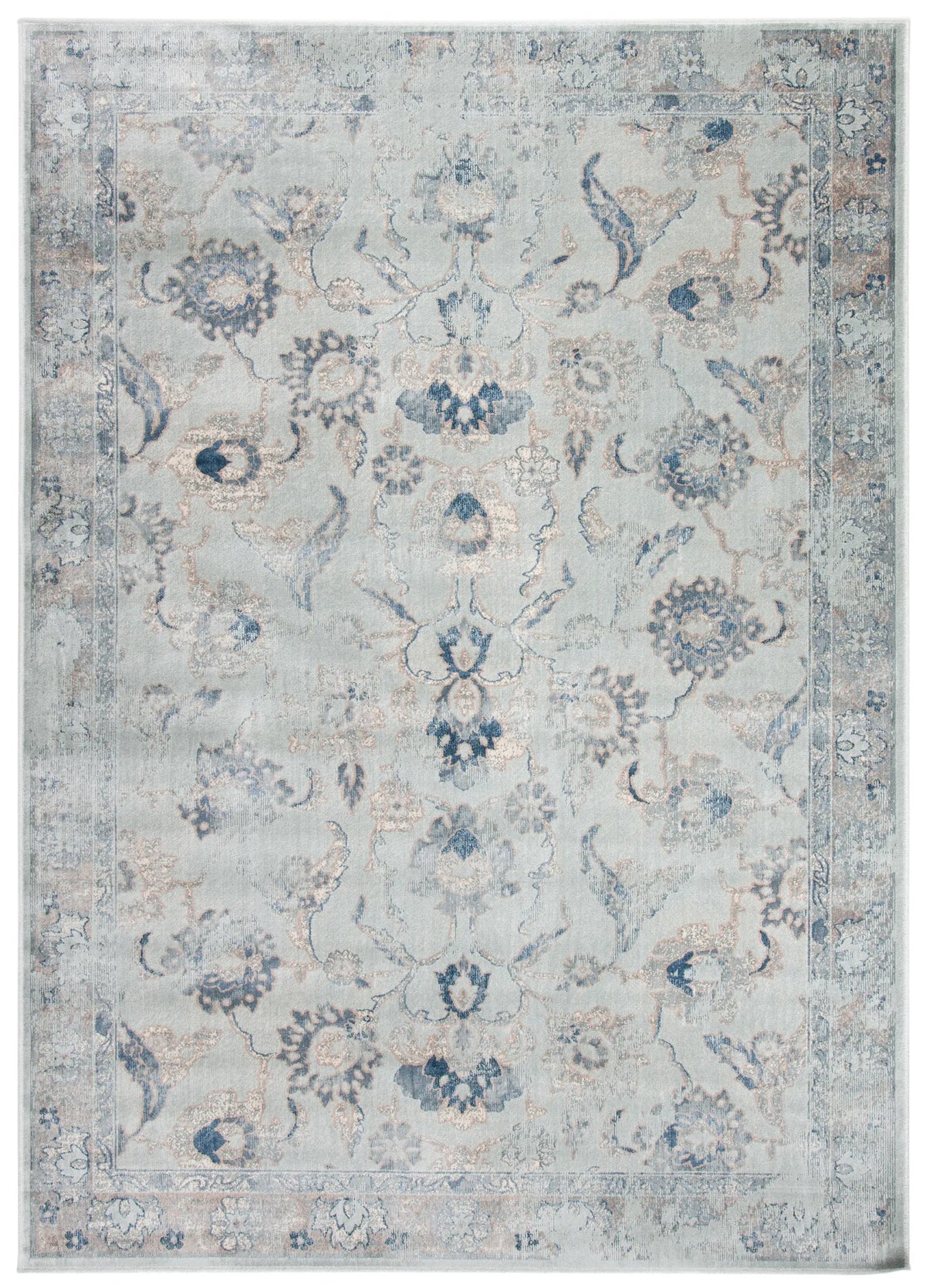 Safavieh Vintage 4'-0" x 5'-7" Rug in Light Blue