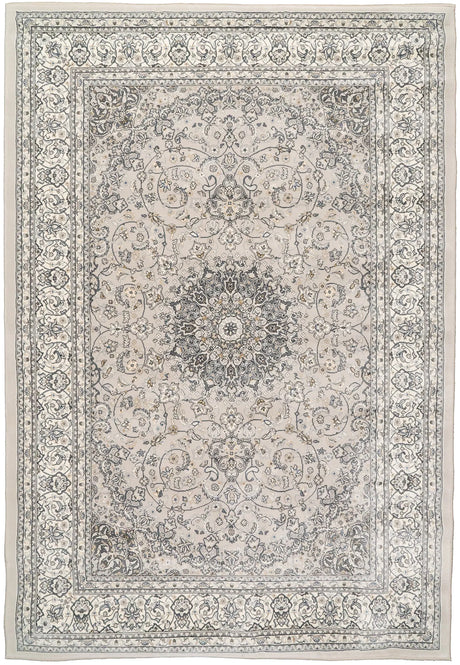 Dynamic Rugs Ancient Garden 57119 Soft Grey / Cream Rugs - Rectangular