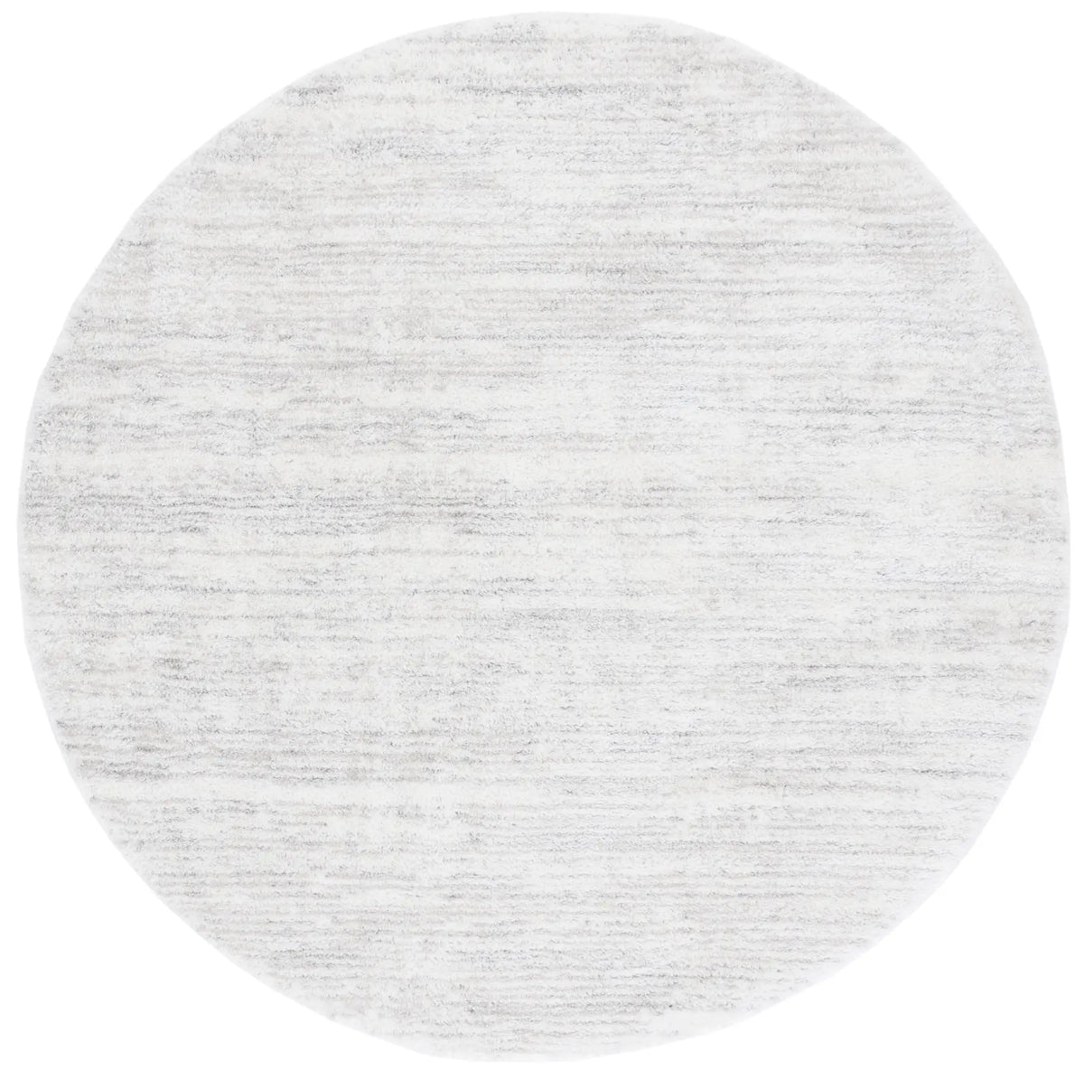 Safavieh Jasmine Shag 6'-7" x 6'-7" Rug in Ivory / Light Grey