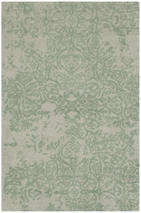 Safavieh Restoration Vintage 2'-0" x 3'-0" Rug in Grey / Turquoise