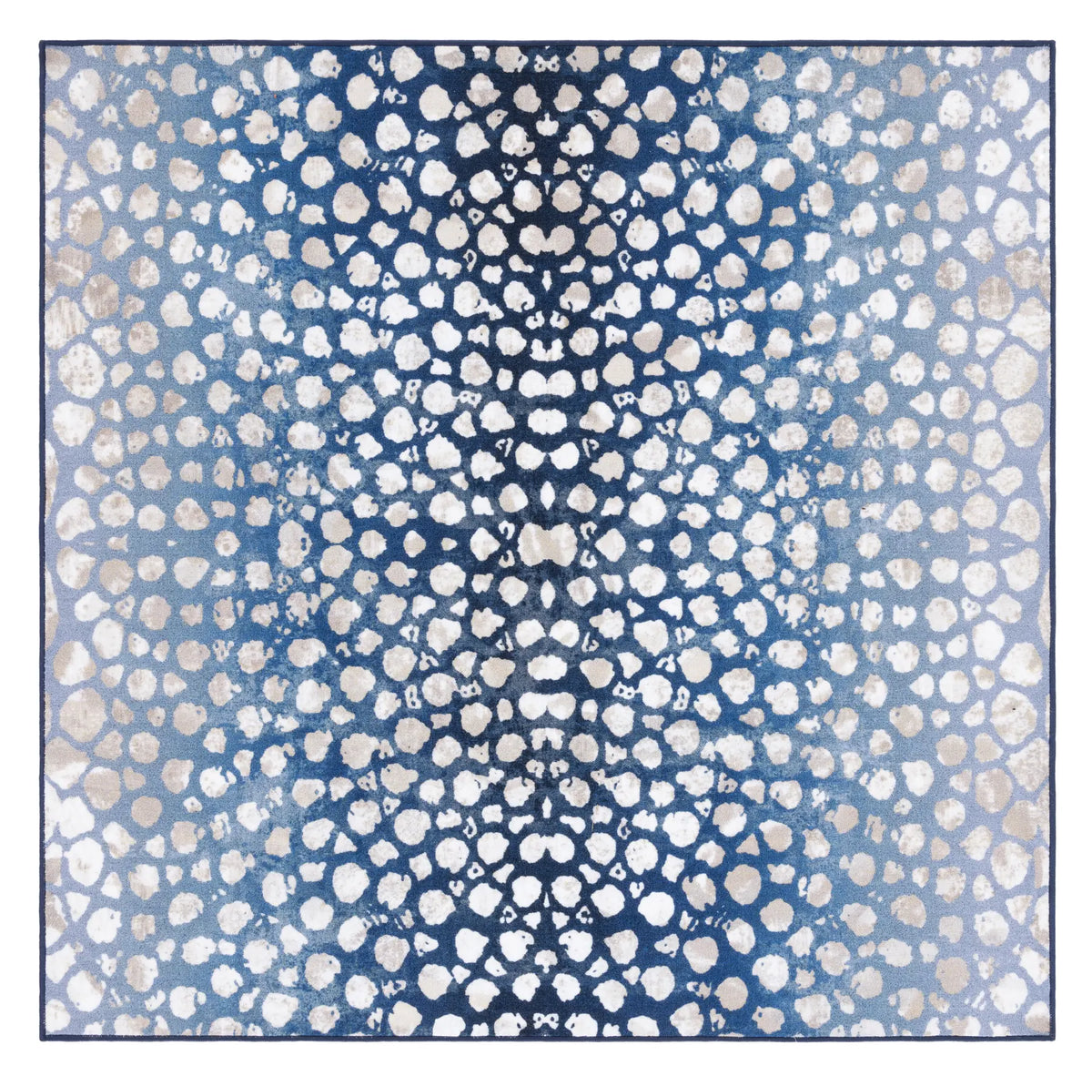 Safavieh Journey 6'-7" x 6'-7" Rug in Navy / Beige