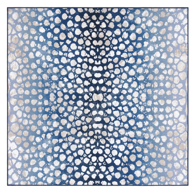 Safavieh Journey 6'-7" x 6'-7" Rug in Navy / Beige