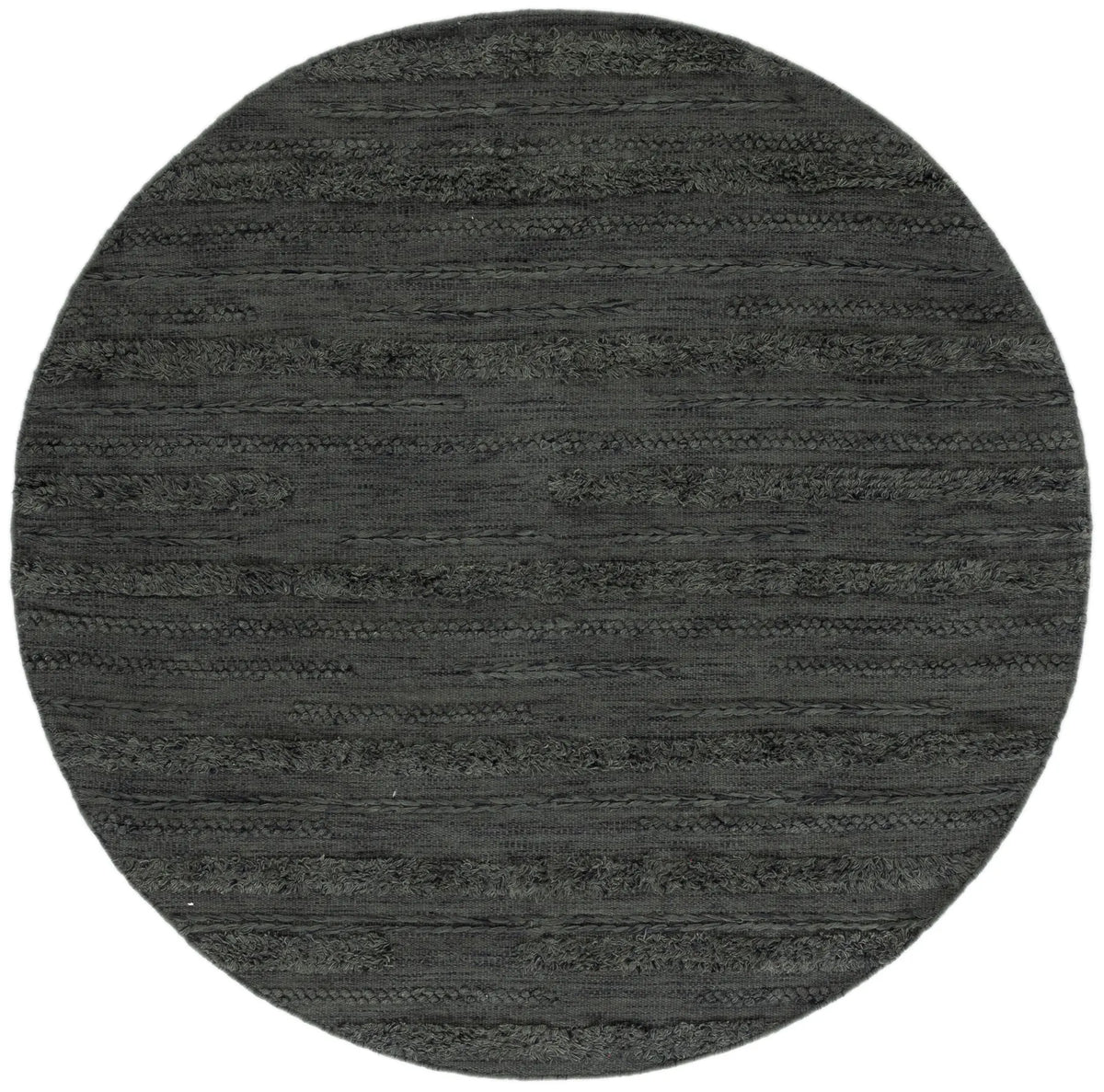 Safavieh Vermont 6'-0" x 6'-0" Rug in Charcoal / Ivory
