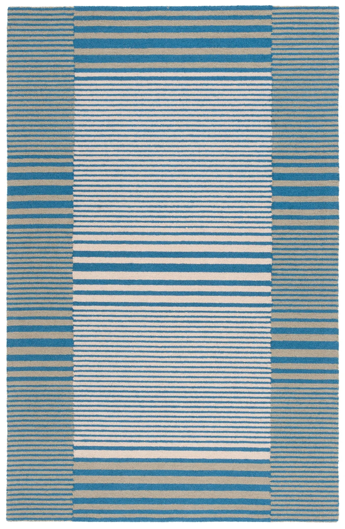 Safavieh Genre 4'-0" x 6'-0" Rug in Blue / Ivory