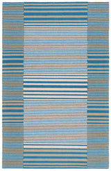 Safavieh Genre 4'-0" x 6'-0" Rug in Blue / Ivory