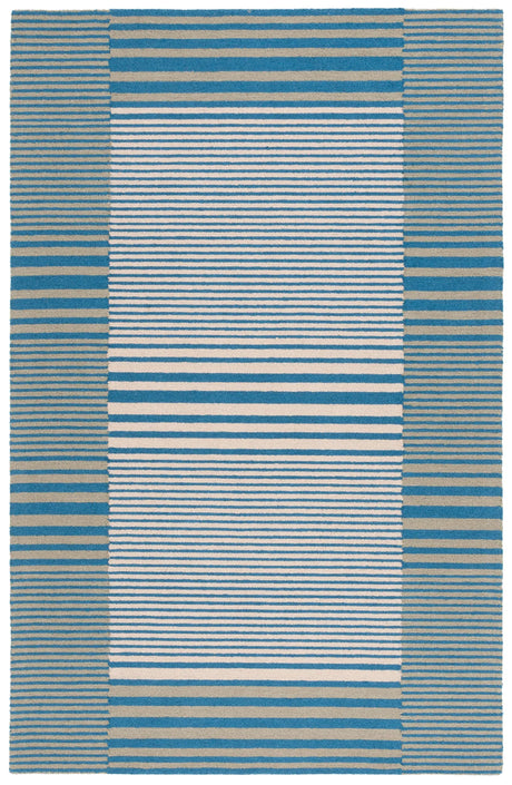 Safavieh Genre 4'-0" x 6'-0" Rug in Blue / Ivory