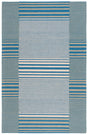 Safavieh Genre 4'-0" x 6'-0" Rug in Blue / Ivory