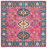 Safavieh Aspen 7'-0" x 7'-0" Rug in Red / Blue