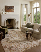Loloi Eileen ELE-04 Transitional Power Loomed Natural, Spice Rug - room scene 3