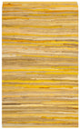 Safavieh Rag Rug 2'-0" x 3'-0" Rug in Yellow / Multi