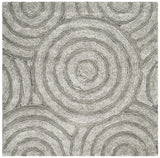 Safavieh South Beach Shag 6'-0" x 6'-0" Rug in Silver