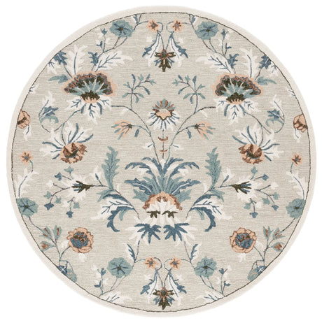 Safavieh Blossom 6'-0" x 6'-0" Rug in Sage / Blue