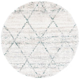 Safavieh Fontana Shag  800 6'-7" x 6'-7" Rug in Green / Ivory