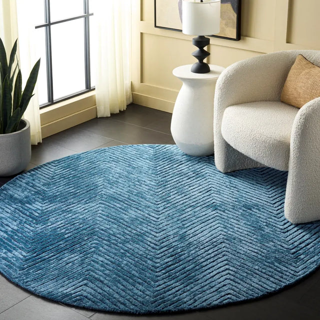 Safavieh Glamour 6'-0" x 6'-0" Rug in Navy