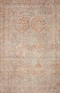 Chris Loves Julia x Loloi Jules 4-Jul Tangerine / Mist Rug - main flat