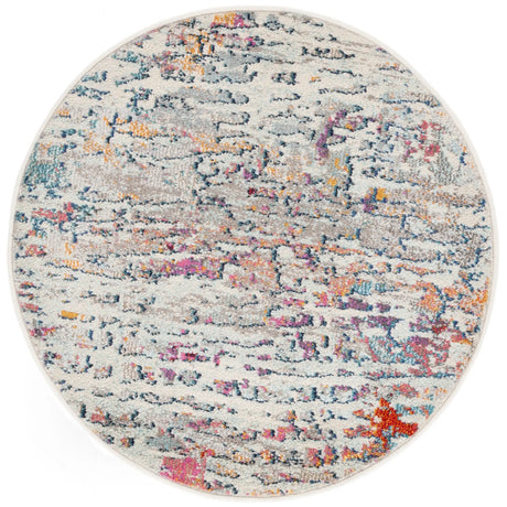 Safavieh Madison 3'-0" x 3'-0" Rug in Light Blue / Orange